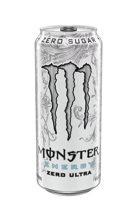 Monster Energy Zero Ultra Sugar Free Energy Drink, 24 Pack, 16 fl oz Cans - view 2