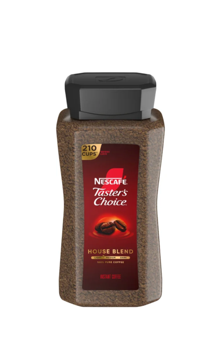 Nescafé Taster's Choice House Blend Instant Coffee, Light-Medium Roast, 14 oz, Up to 210 Cups