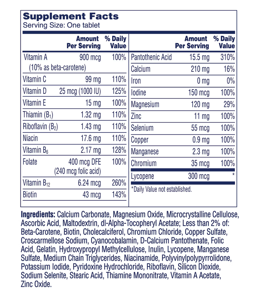 One A Day Men's Complete Multivitamin 300 Tablets