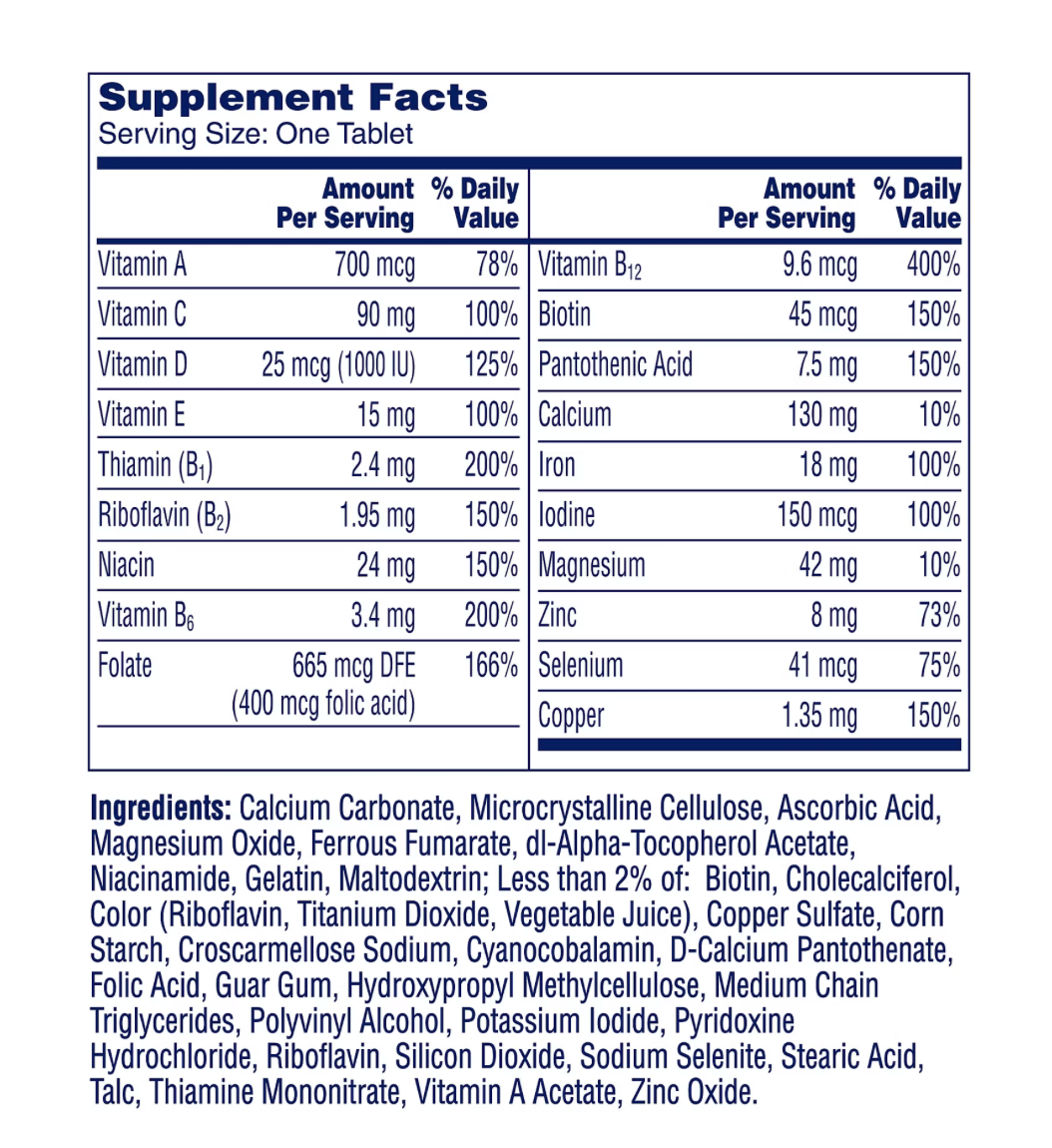 One A Day Women's Complete Multivitamin 300 Tablets