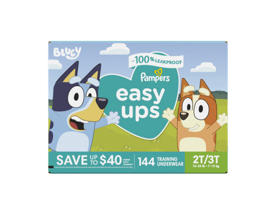 Pampers Easy Ups Bluey Training Underwear, Sizes 2T-6T