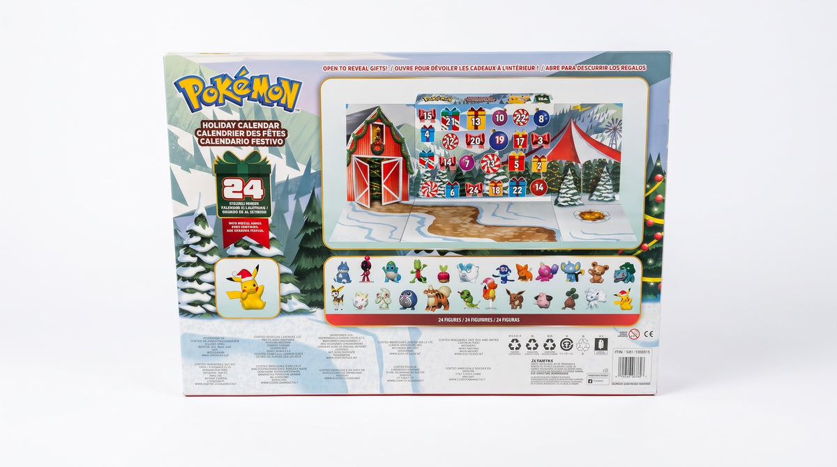 Pokémon Holiday Advent Calendar with 24 collectible figures - view 2
