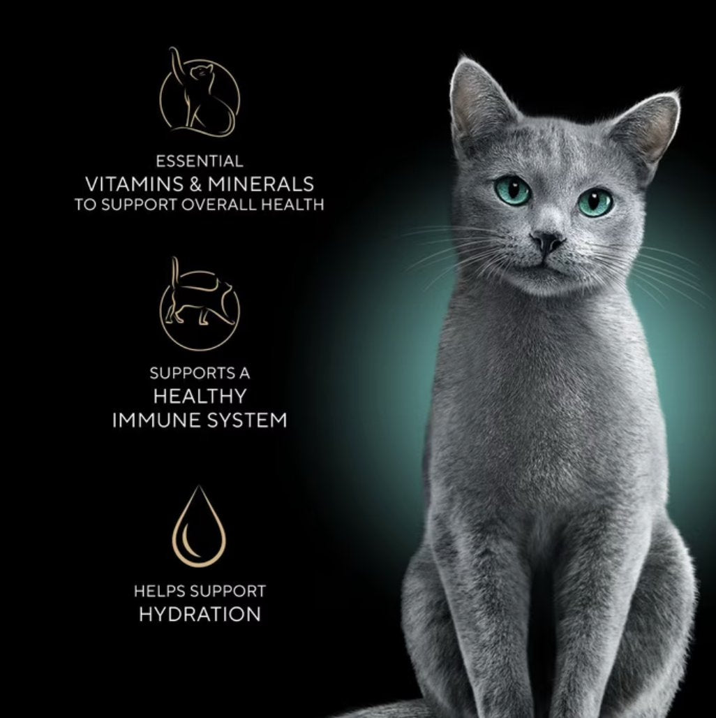 Sheba wet cat food with vitamins and minerals, supports immune system and hydration