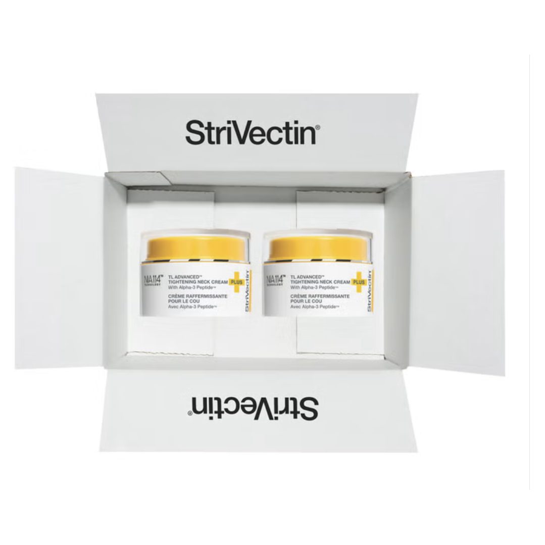 StriVectin Neck Cream Plus 2-pack in open box