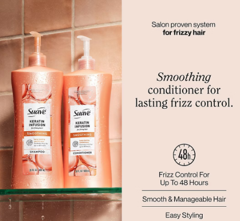 Suave Professionals Keratin Infusion shampoo and conditioner set 2 pack - view 3