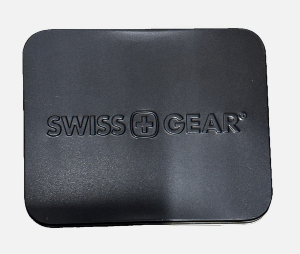 Swissgear Men's Leather Bifold Wallet with Front Pocket & Gift Tin, Black - view 4