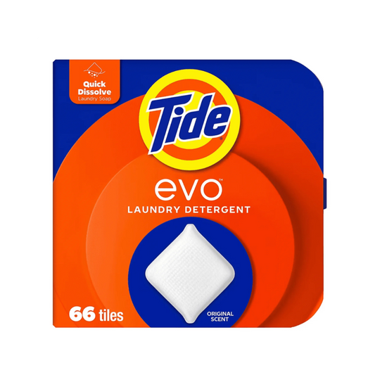 Tide evo Laundry Detergent Tiles, Original Scent, 66 Count