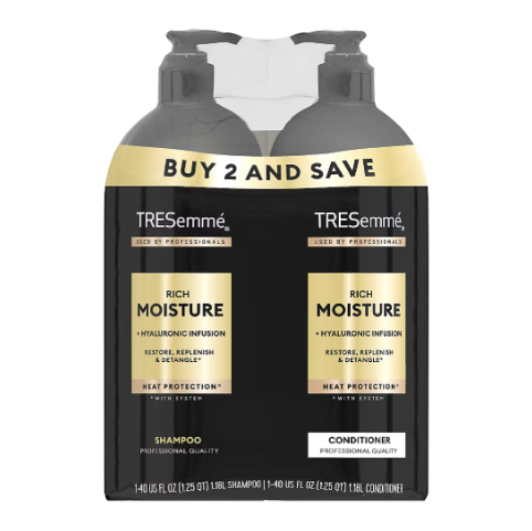 TRESemmé Moisture Rich shampoo and conditioner set 2 pack
